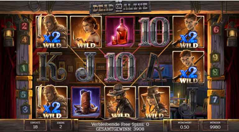 High Noon Feature vom Dead or Alive 2 Slot
