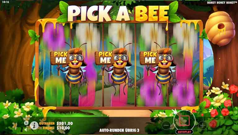 Pick a bee Feature