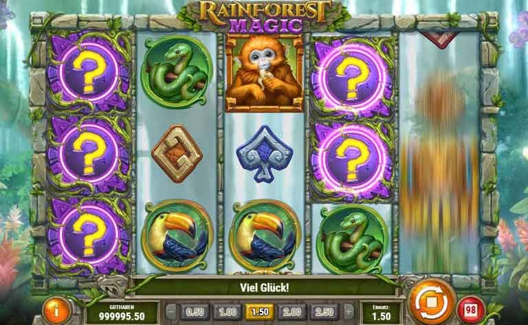Mystery-Symbole Rainforest Magic Slot