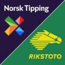 Norsk Tipping und Rikstoto Logos